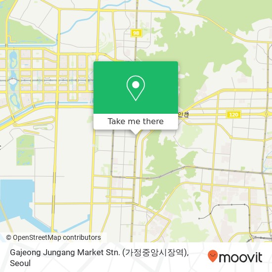 Gajeong Jungang Market Stn. (가정중앙시장역) map