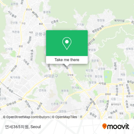 연세365의원 map