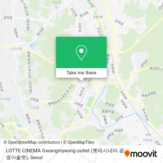 LOTTE CINEMA Gwangmyeong outlet (롯데시네마 광명아울렛) map