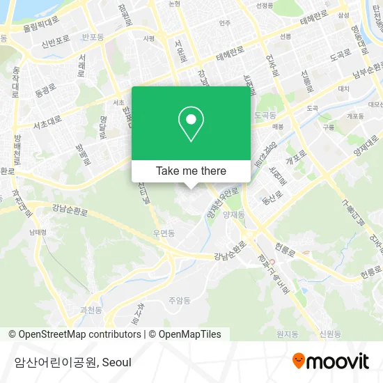 암산어린이공원 map