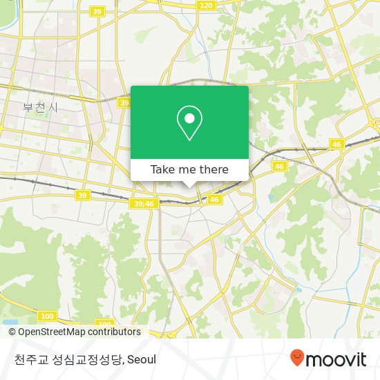 천주교 성심교정성당 map