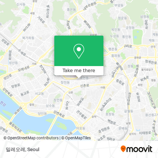 밀레오레 map