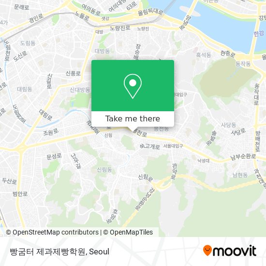 빵굼터 제과제빵학원 map