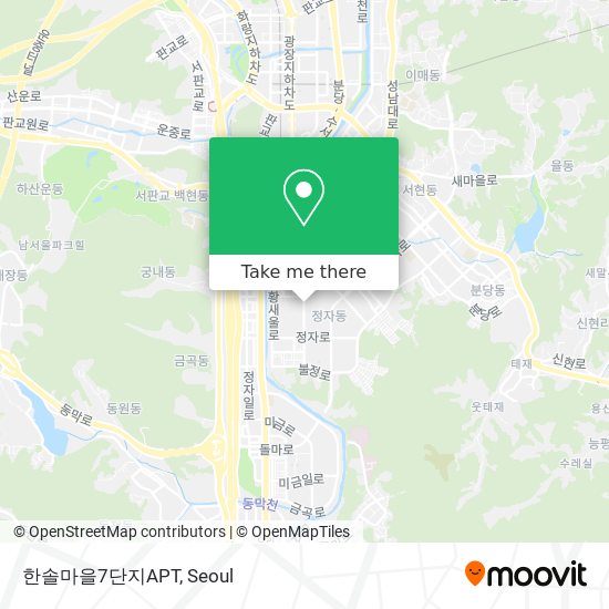 한솔마을7단지APT map