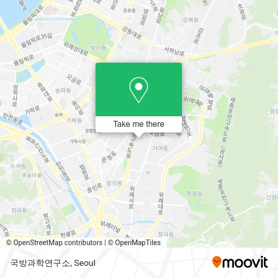국방과학연구소 map