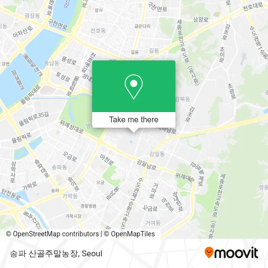 송파 산골주말농장 map