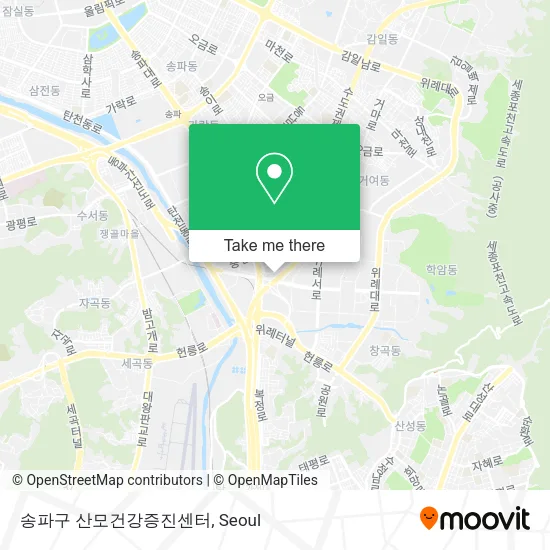 송파구 산모건강증진센터 map