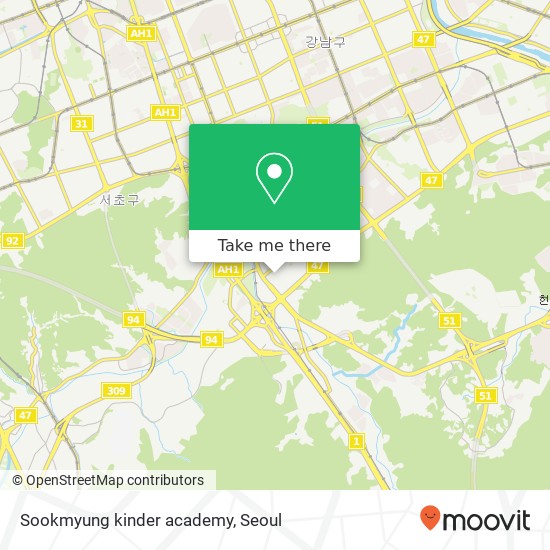 Sookmyung kinder academy map