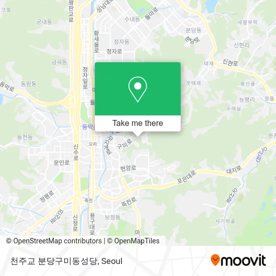 천주교 분당구미동성당 map