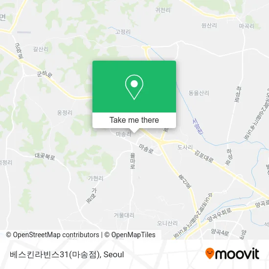 베스킨라빈스31(마송점) map