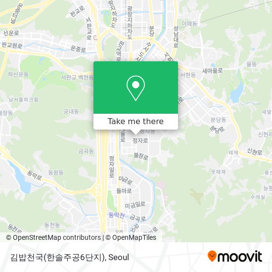 김밥천국(한솔주공6단지) map