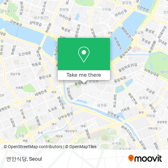 연안식당 map