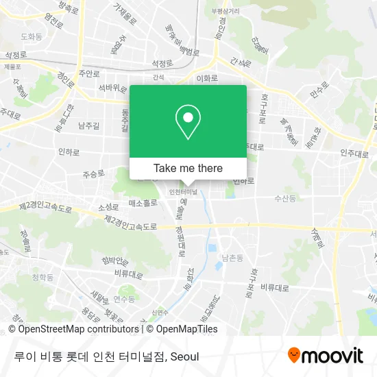 루이 비통 롯데 인천 터미널점 map