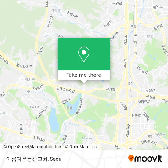 아름다운동산교회 map