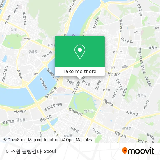 에스원 볼링센타 map