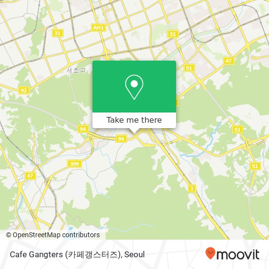 Cafe Gangters (카페갱스터즈) map