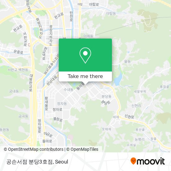 공손서점 분당3호점 map