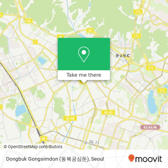 Dongbuk Gongsimdon (동북공심돈) map