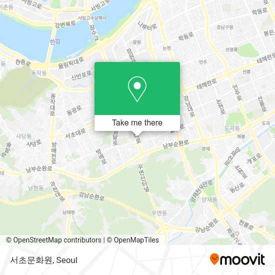 서초문화원 map