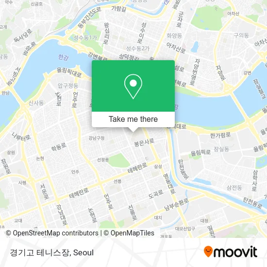 경기고 테니스장 map