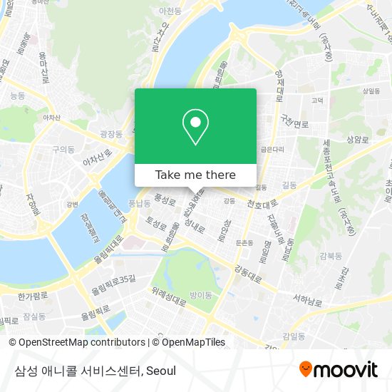 삼성 애니콜 서비스센터 map