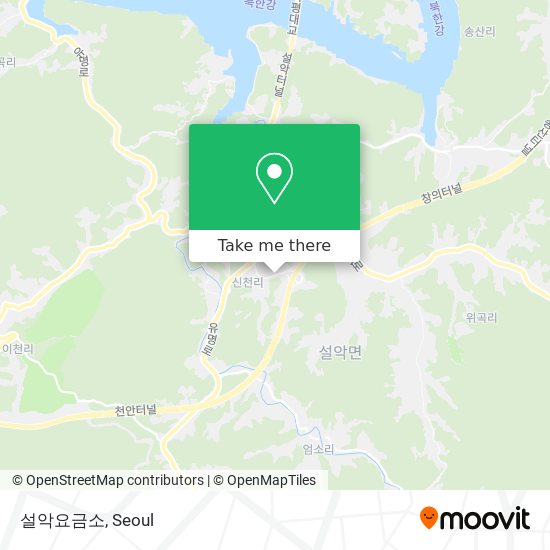 설악요금소 map