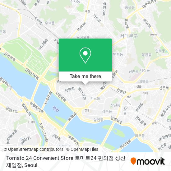 Tomato 24 Convenient Store 토마토24 편의점 성산제일점 map