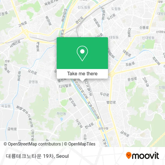 대륭테크노타운 19차 map