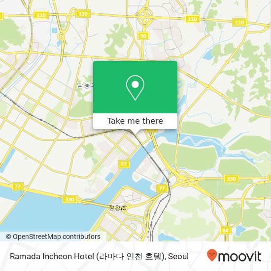 Ramada Incheon Hotel (라마다 인천 호텔) map