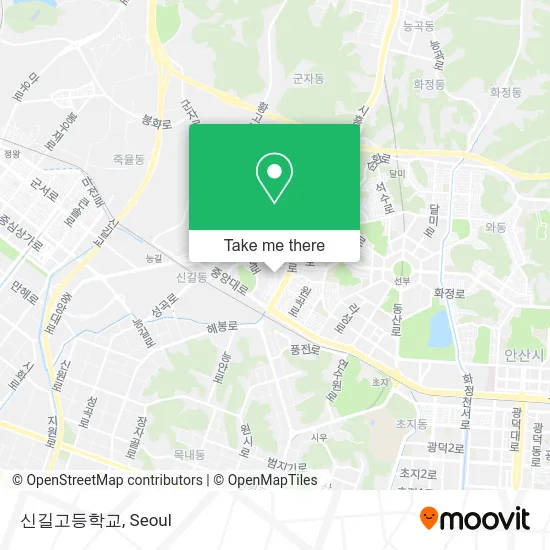 신길고등학교 map