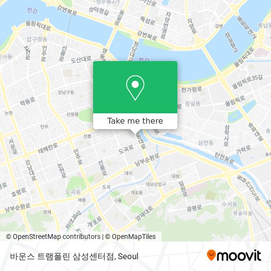 바운스 트램폴린 삼성센터점 map