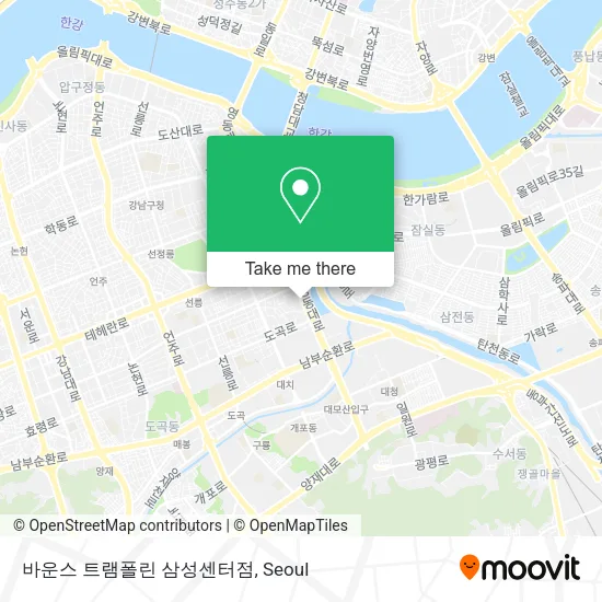 바운스 트램폴린 삼성센터점 map