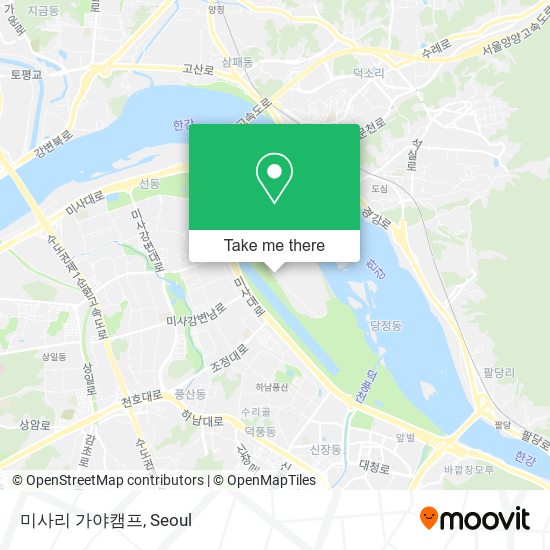 미사리 가야캠프 map
