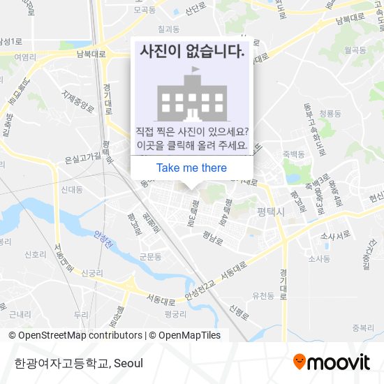 한광여자고등학교 map