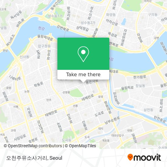 오천주유소사거리 map