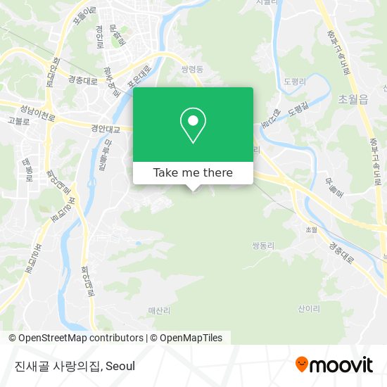 진새골 사랑의집 map