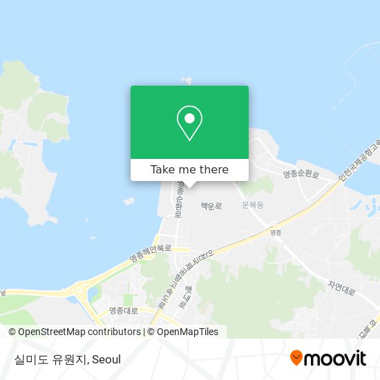 실미도 유원지 map