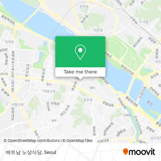 베트남 노상식당 map