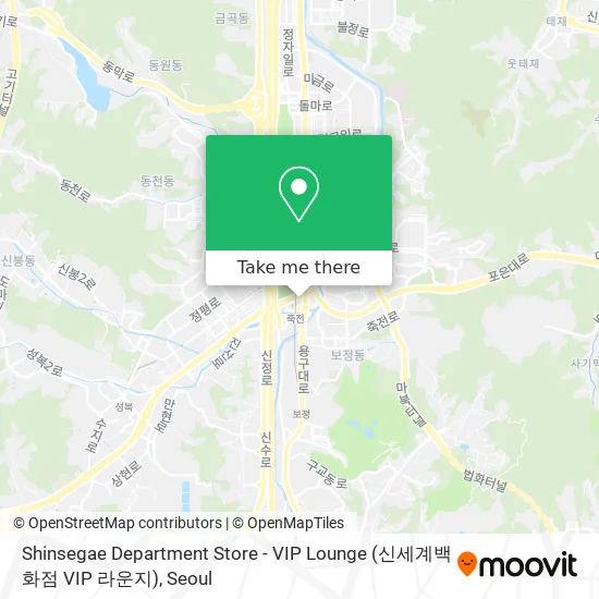 Shinsegae Department Store - VIP Lounge (신세계백화점 VIP 라운지) map