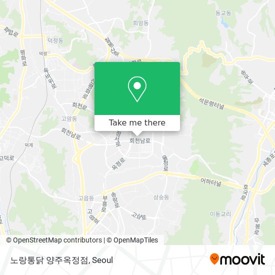 노랑통닭 양주옥정점 map