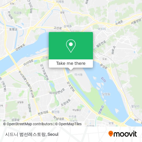 시드니 범선레스토랑 map