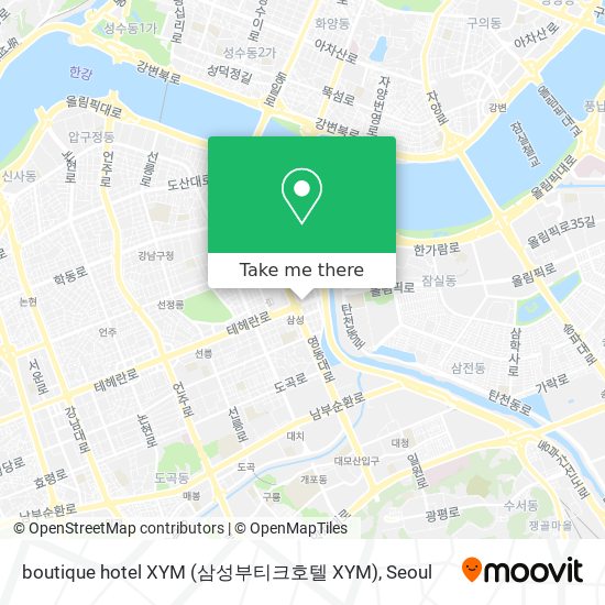 boutique hotel XYM (삼성부티크호텔 XYM) map