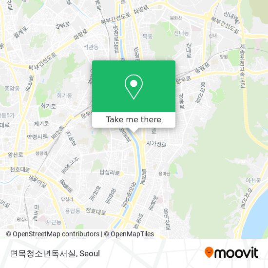 면목청소년독서실 map