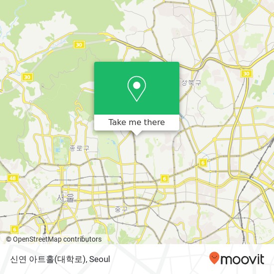 신연 아트홀(대학로) map