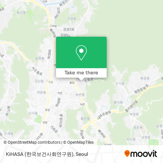 KiHASA (한국보건사회연구원) map