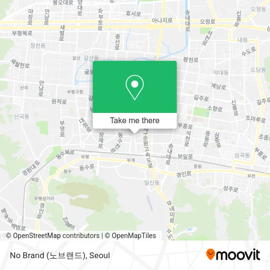 No Brand (노브랜드) map