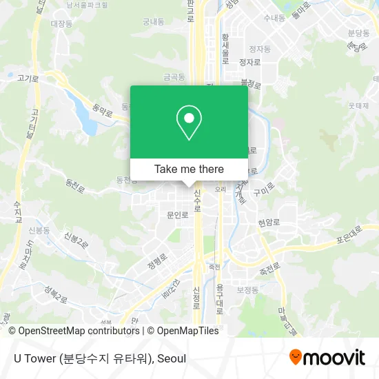 U Tower (분당수지 유타워) map