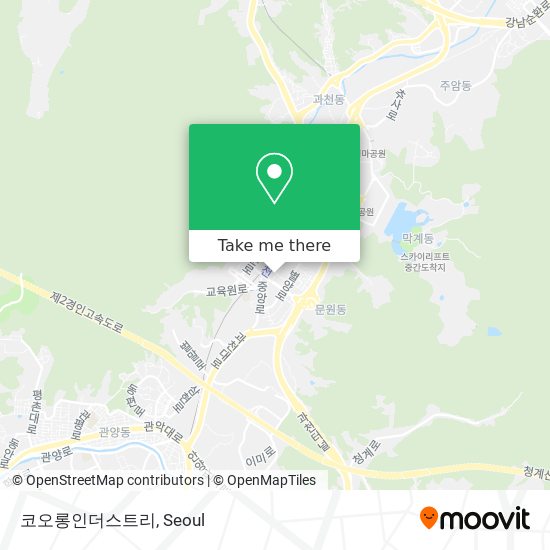 코오롱인더스트리 map