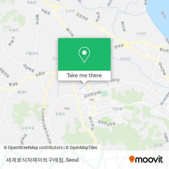 세계로식자재마트구래점 map