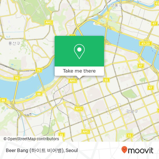 Beer Bang (하이트 비어뱅) map